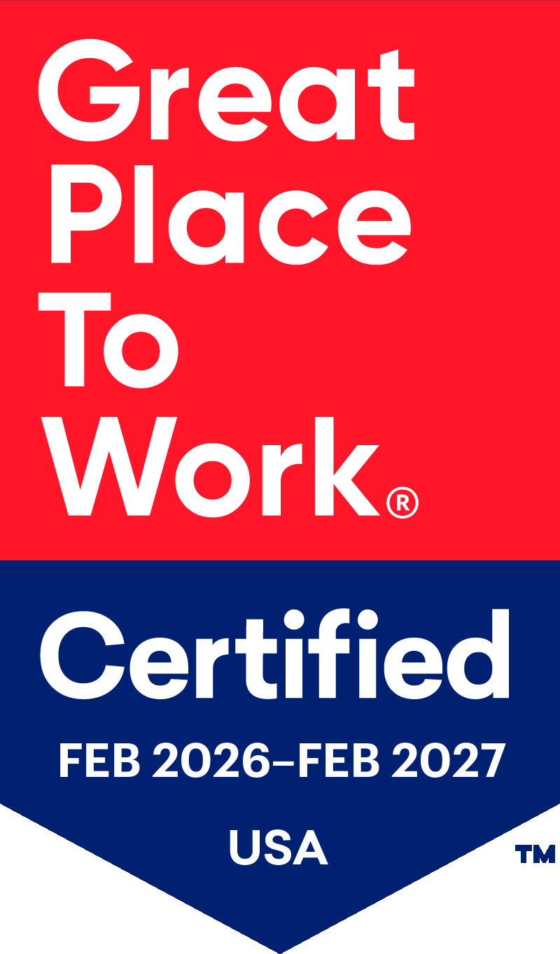 Great Place To Work Certified, February 2026–February 2027, USA