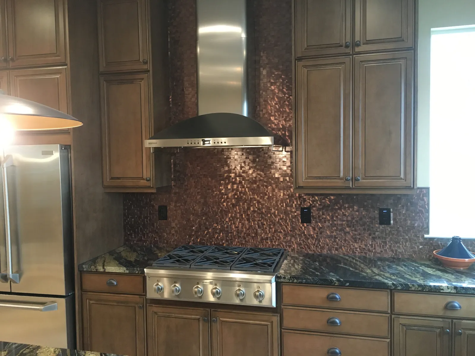 Copper mosaic