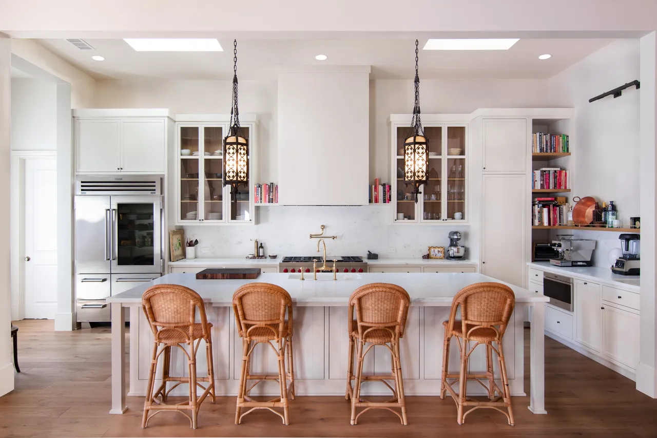 Valley Mission, Central Valley, CA — Kitchen-led remodel of the home's main living spaces